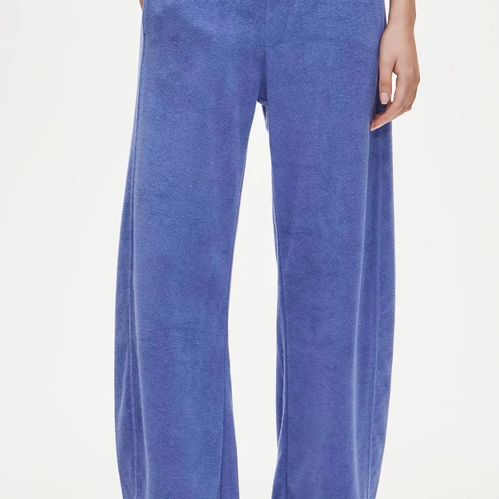 *BRAND NEW* J. Crew terry Barrel-leg Lounge Pants in Periwinkle Blue